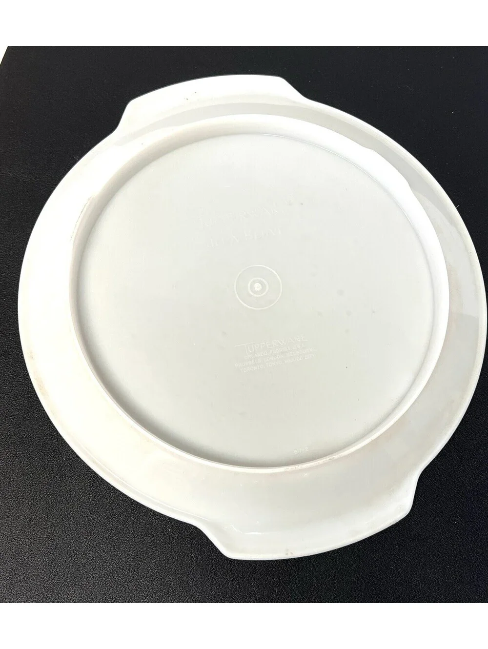 Vintage Tupperware Jel-N-Serve Jello Mold Set With Top Lid & Bottom Tray TULIP